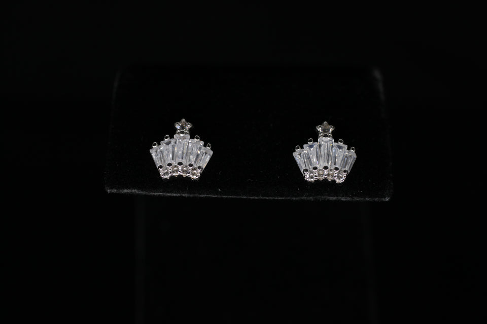 Crown Baguettes Earrings