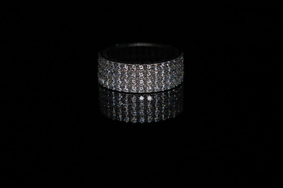 Four-Row Tennis Eternity Band