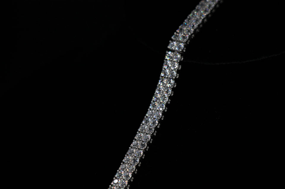 4mm Tennis Bracelet (Double Row)