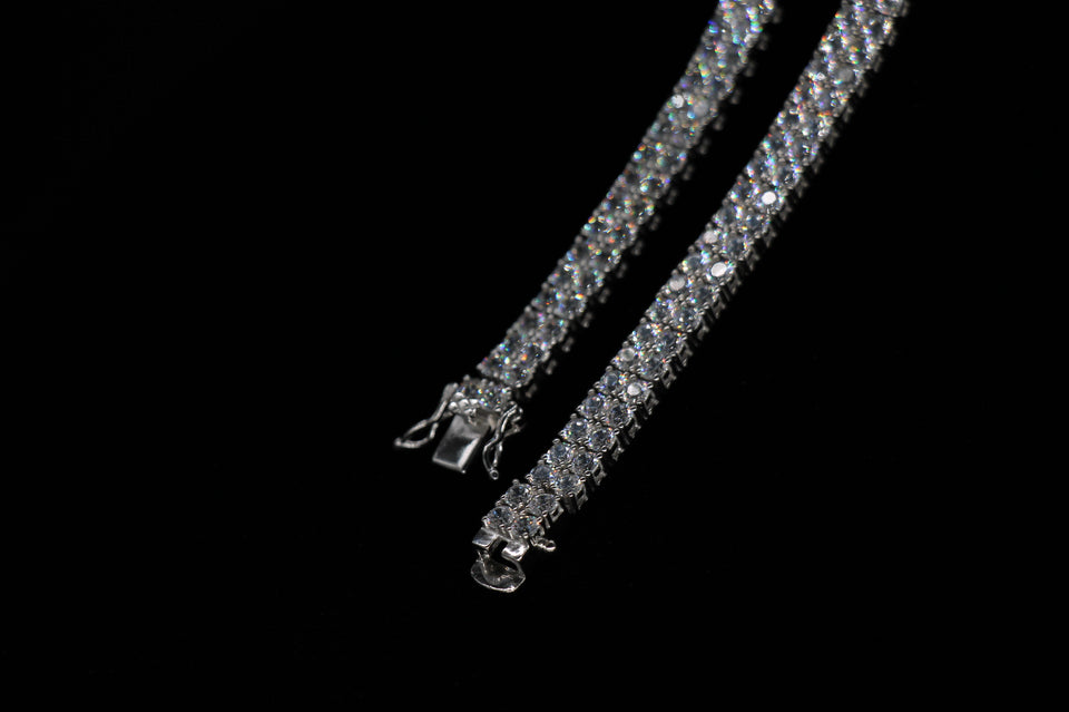 4mm Tennis Bracelet (Double Row)