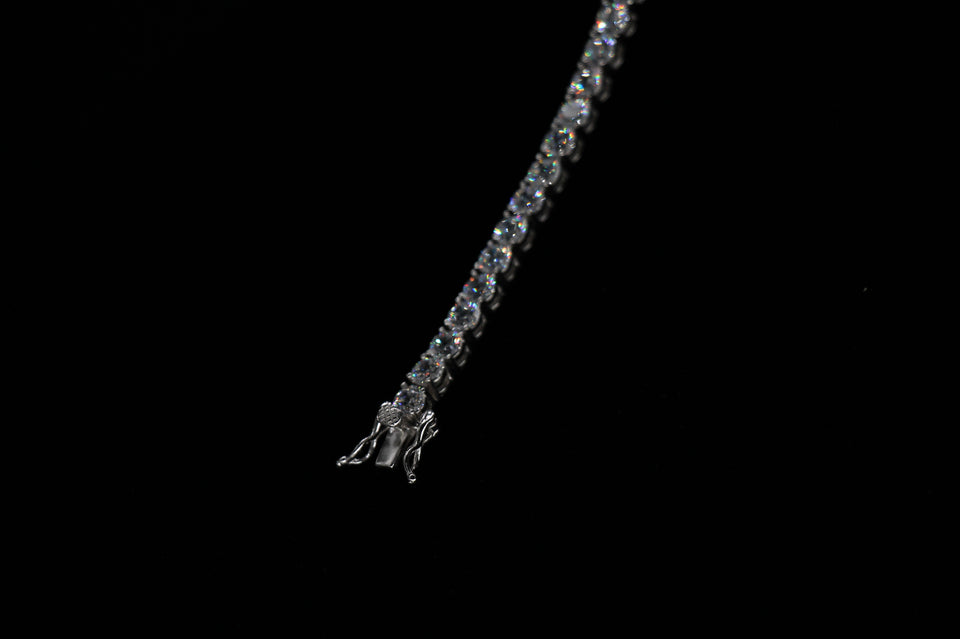 4mm Tennis Bracelet (Single Row)