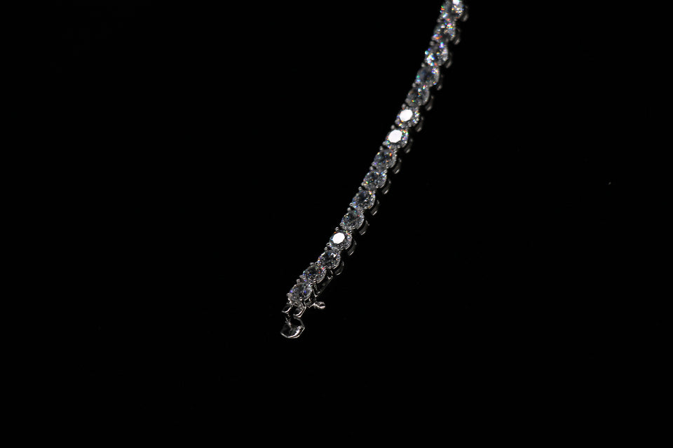 4mm Tennis Bracelet (Single Row)