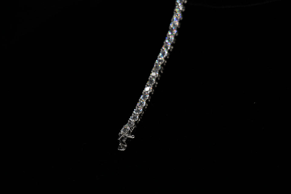 3mm Tennis Bracelet (Single Row)