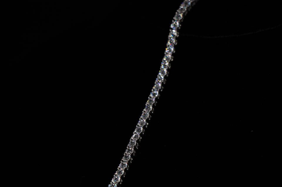 3mm Tennis Bracelet (Single Row)