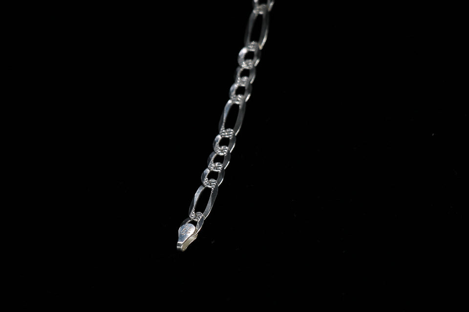 5mm Classic Fígaro Paved Bracelet