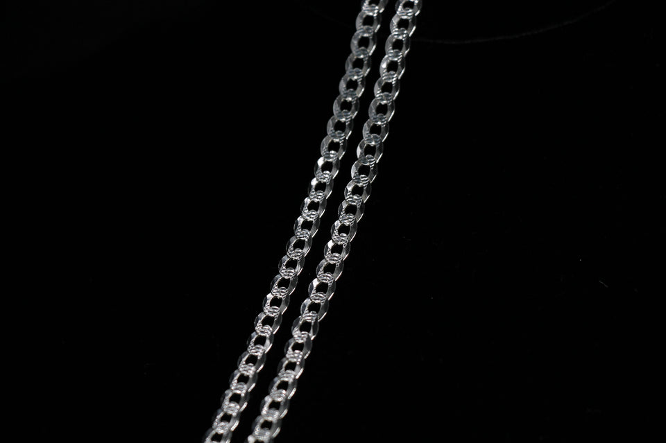 6mm Cuban Pave Chain