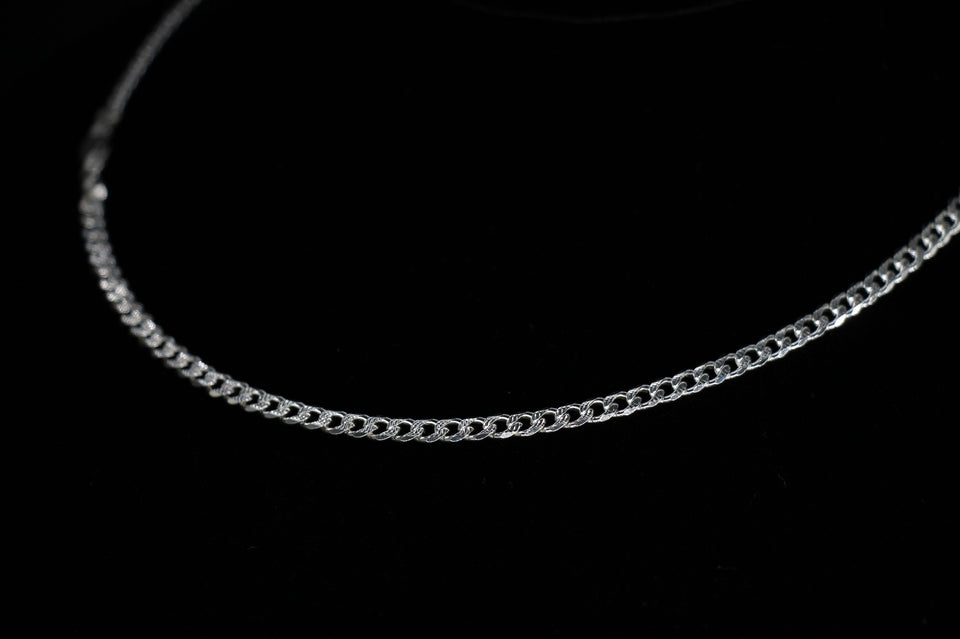 4mm Solid Cuban Pave Chain