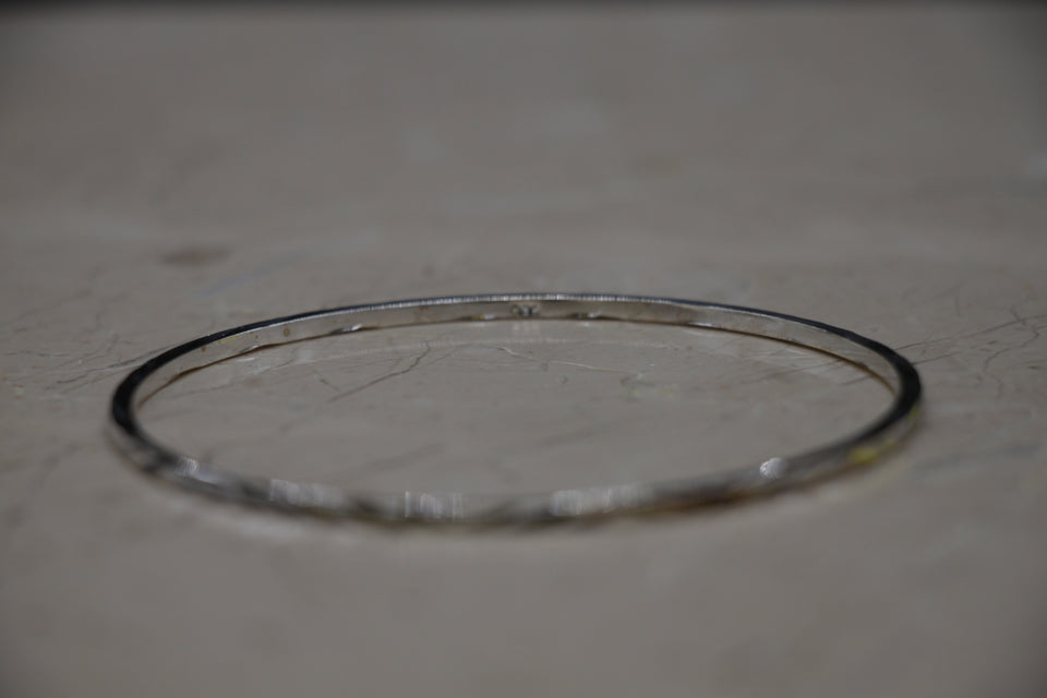 2mm Engraved Bangle Bracelet